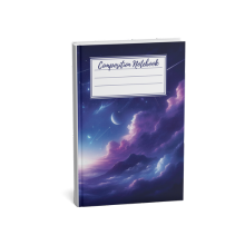 Wide Ruled Composition Notebook Outer Cosmic Constellation